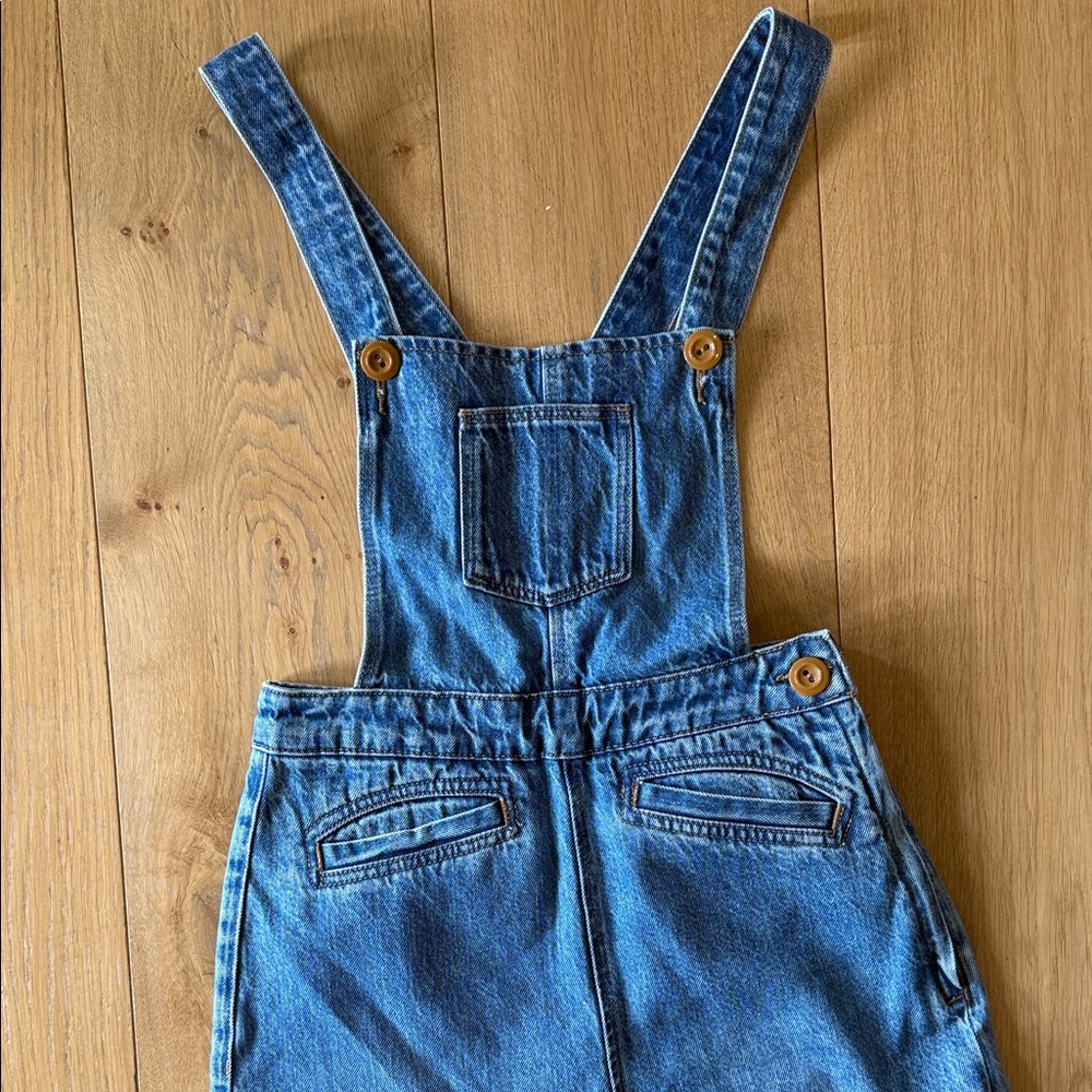 ROLLA'S Blue Retro Wide Leg Jumpsuit Overall - Picture 2 of 8